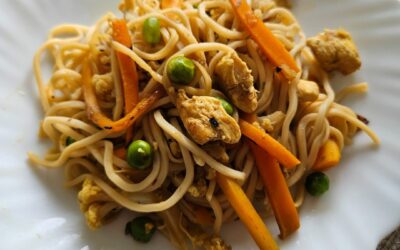 Nouilles chinoises aux légumes